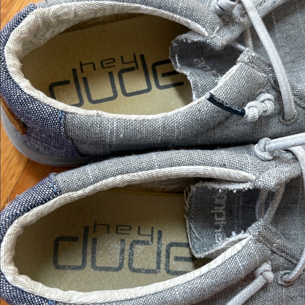 Hey Dude Boy’s Light Gray Loafers - Picture 3 of 4